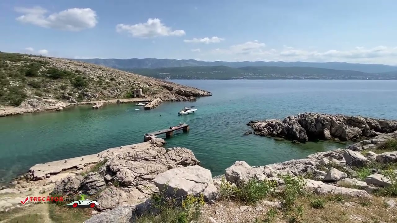 Plaja Rudine, Insula Krk, Croația