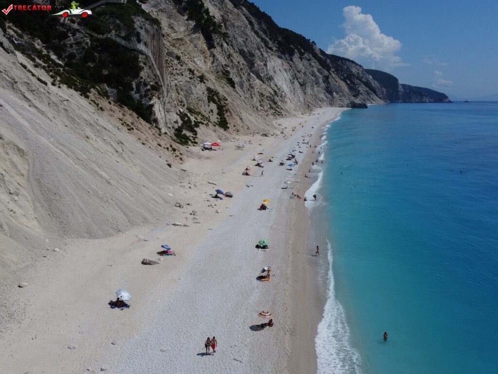Egremni Beach, Insula Lefkada, Grecia