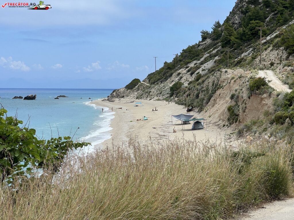 Gaidaros Beach, Insula Lefkada, Grecia